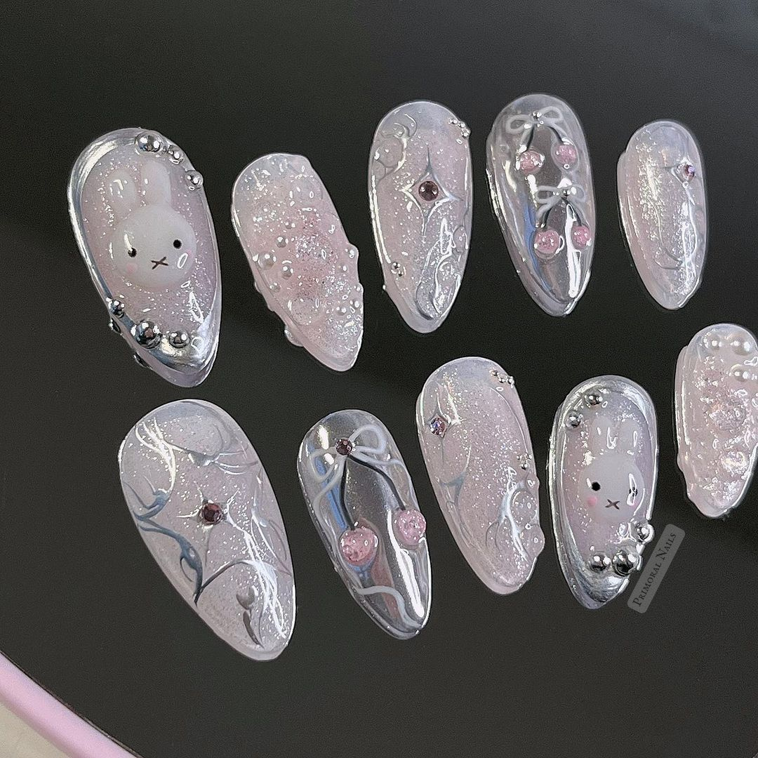 Chrome Pink Miffy's